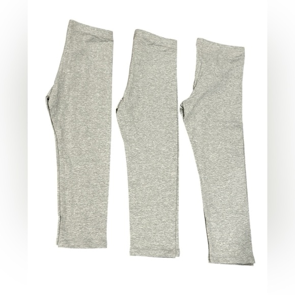 Old Navy Youth Gray Capri Leggings Size L 10/12 Lot of 3 - Picture 1 of 5